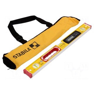 Electronic level | L: 610mm | IP65 | Kit: carrying case