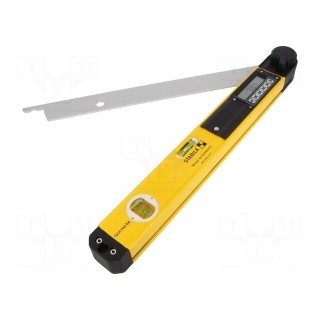 Electronic protractor | L: 450mm | IP54 | Kit: carrying case