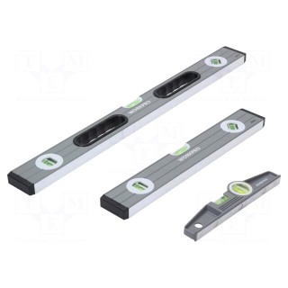 Level | with additional miter finder | 3pcs.