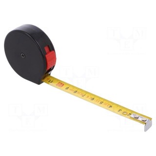 Measuring tape | L: 3m | Width: 13mm | Enclos.mat: ABS | measure