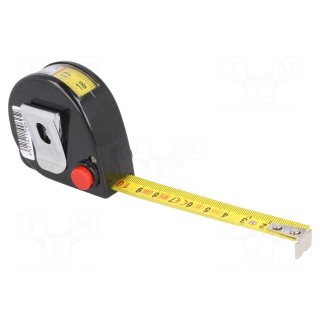 Measuring tape | L: 3m | Width: 16mm | Enclos.mat: ABS