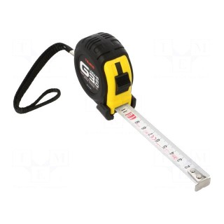 Measuring tape | L: 3m | Width: 16mm | Enclos.mat: ABS | Class: II