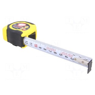 Measuring tape | L: 3m | Width: 19mm | Enclos.mat: ABS,elastolan