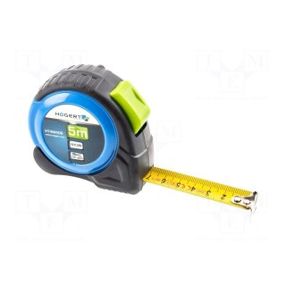 Measuring tape | L: 5m | Width: 19mm | Class: II | double-sided