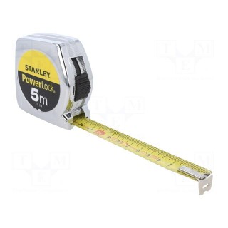 Measuring tape | L: 5m | Width: 19mm | Enclos.mat: metal | Class: II