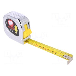 Measuring tape | L: 8m | Width: 25mm | measure