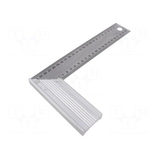 Try square | L: 250mm | Width: 140mm | fitted with graduated scale