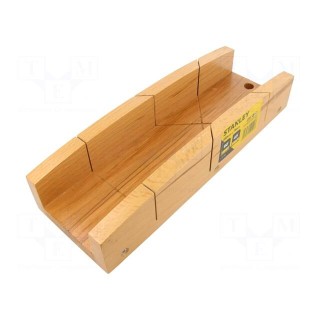 Mitre box; L: 350mm; W: 76mm; wood