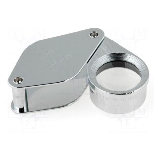 Folding magnifier | Mag: x10 | Lens diam: 20mm