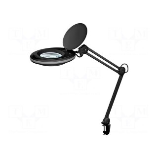 Desktop magnifier with backlight | 3dpt | Ø127mm | 8W | Plug: EU