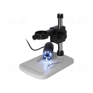 Digital microscope | Mag: x10÷x300 | Power supply: USB | Illumin: LED