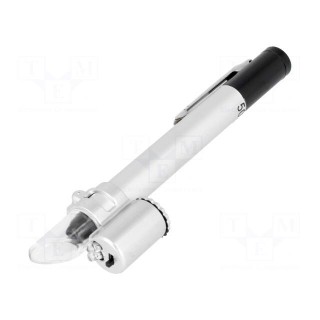 Hand microscope | Mag: x50 | Power supply: battery LR927 x3 | Ø: 12mm