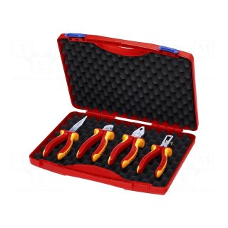 Kit: for assembly work | for electricians | bag | 4pcs.
