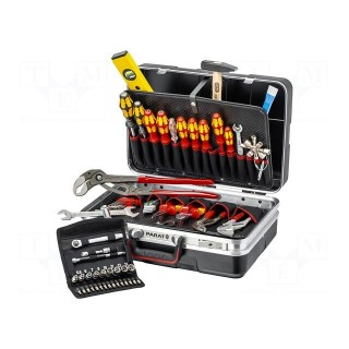 Kit: for assembly work | for electricians,for plumbing | 52pcs.
