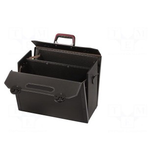 Bag: toolbag | 460x210x340mm | polyetylene,natural leather | 33l
