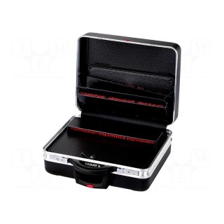 Suitcase: tool case on wheels | 490x250x400mm | X-ABS | 33l