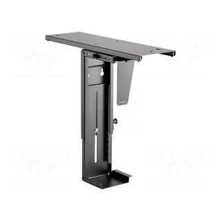 Adjustable desk handle | black | twistable | 10kg