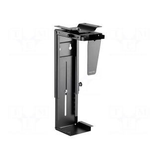 Adjustable desk handle | black | twistable | 10kg