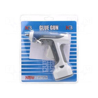 Hot melt glue gun | Ø: 7mm,7.5mm | 6VDC | 140÷160°C | 5min | Ø: 3mm | 1h