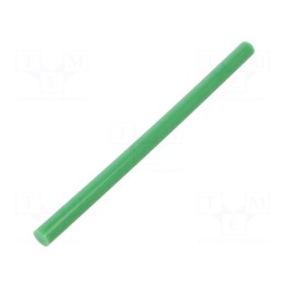 Hot melt glue | Ø: 11.2mm | green | L: 200mm | Bonding: 20÷30s | 5pcs.