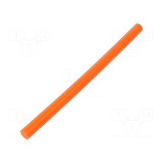 Hot melt glue | Ø: 11mm | orange | L: 200mm | Bonding: 15÷20s | 5pcs.