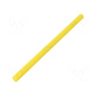 Hot melt glue | Ø: 11mm | yellow | L: 200mm | Bonding: 15÷20s | 5pcs.