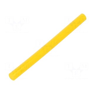 Hot melt glue | Ø: 7.2mm | yellow | L: 100mm | Bonding: 20÷30s | 12pcs.