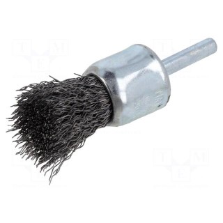 Cup brush | 25mm | Mounting: rod 6mm