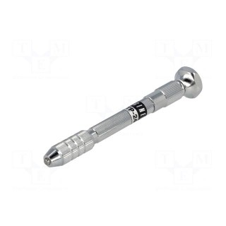 Drill holder | 0.3÷3.2mm | Tip mat: steel | Mat: brass