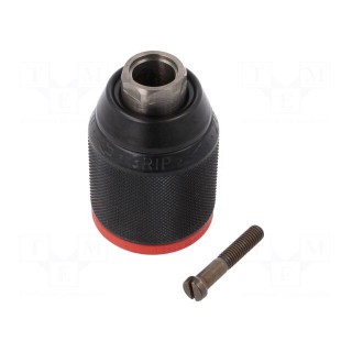 Drill holder | 1.5÷13mm | L: 72.4mm | metal | V: single sleeve