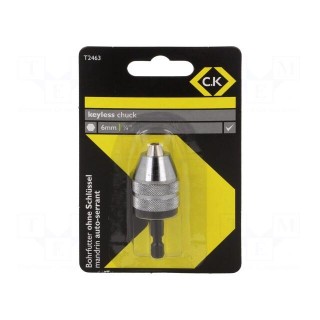 Drill holder | Mounting: 1/4" (C6,3mm)