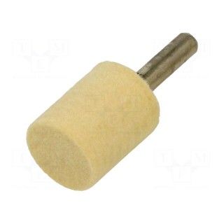 Grinding pin | for polishing metals | felt | with lever