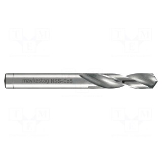 Drill bit | for metal | Ø: 3.5mm | L: 52mm | HSS-CO | bulk,industrial