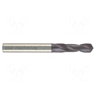 Drill bit | for metal | Ø: 8.2mm | L: 79mm | cemented carbide