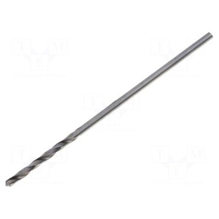 Drill bit | for metal | Ø: 1mm | Features: hardened