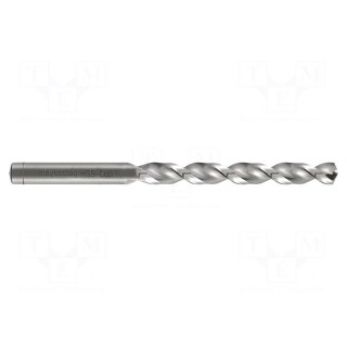Drill bit | for metal | Ø: 1mm | L: 34mm | HSS-CO | Conform to: DIN 338