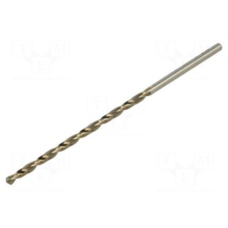 Drill bit | for metal | Ø: 1mm | L: 56mm | bulk,industrial | HSS SUPER