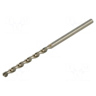 Drill bit | for metal | Ø: 2.5mm | L: 57mm | Working part len: 30mm