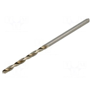 Drill bit | for metal | Ø: 2mm | 3pcs | blister | HSS SUPER