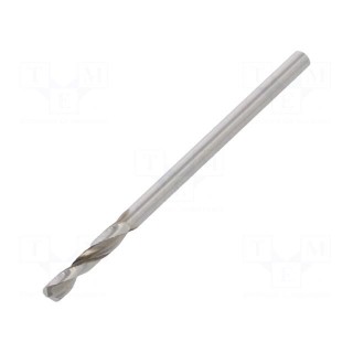 Drill bit | for metal | Ø: 2mm | L: 38mm | HSS-CO | Features: grind blade