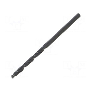 Drill bit | for metal | Ø: 2mm | L: 49mm | Working part len: 24mm