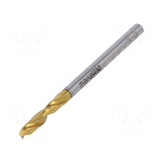 Drill bit | for metal | Ø: 3mm | L: 46mm | HSS-CO | Features: grind blade