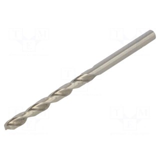 Drill bit | for metal | Ø: 4.8mm | high speed steel grounded HSS-G