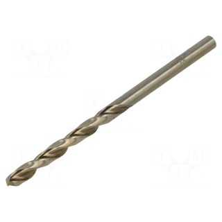 Drill bit | for metal | Ø: 4mm | high speed steel grounded HSS-G
