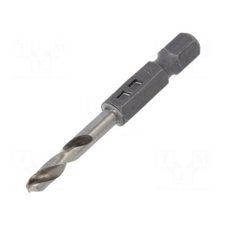 Drill bit | for metal | Ø: 4mm | L: 53mm | HSS-G | Working part len: 20mm