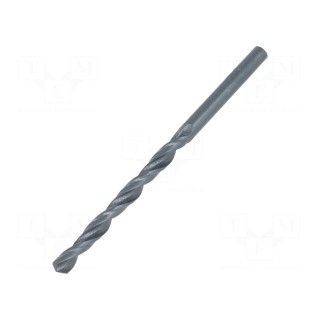 Drill bit | for metal | Ø: 4mm | L: 75mm | Working part len: 43mm | HSS-R