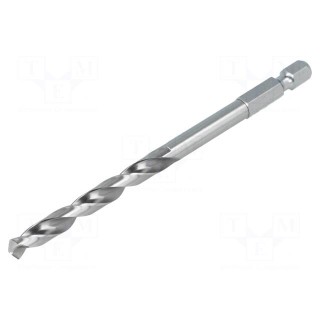 Drill bit | for metal | Ø: 4mm | L: 88mm | HSS | Working part len: 43mm