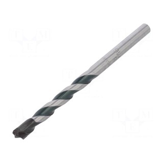 Drill bit | for concrete | Ø: 8mm | Ø: 5/16" | L: 120mm | metal | blister