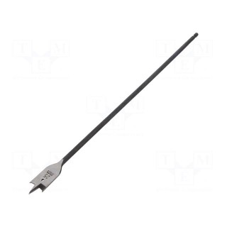 Drill bit | for wood | Ø: 25mm | L: 400mm | Mounting: 1/4" (E6,3mm)