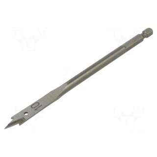 Drill bit | for wood,feather | Ø: 10mm | L: 152mm